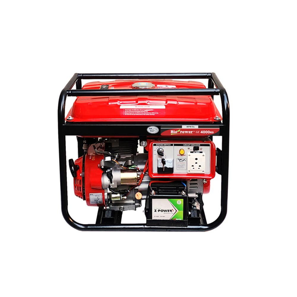 3.5 KVA Portable Generator, Model GE-4000RS, Petrol Run, Recoil & Self Start
